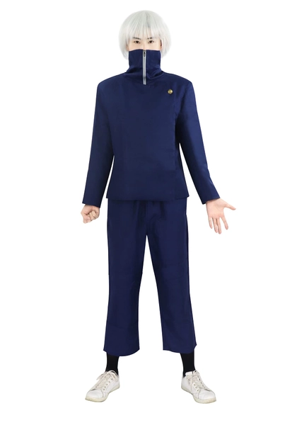 DAZCOS US Size Toge Inumaki Cosplay Costume High-collar Jacket Pants / X-Small