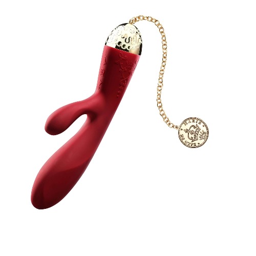 Rosalie Rabbit Vibrator - Bright Red