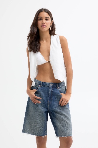 Джинсові шорти-бойфренди