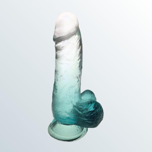 Shades 6" Gradient Jelly Dong - Emerald