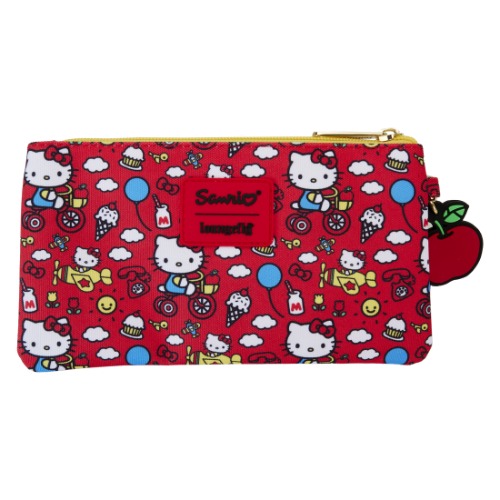 Hello Kitty 50th Anniversary Loungefly Nylon Pouch Wristlet