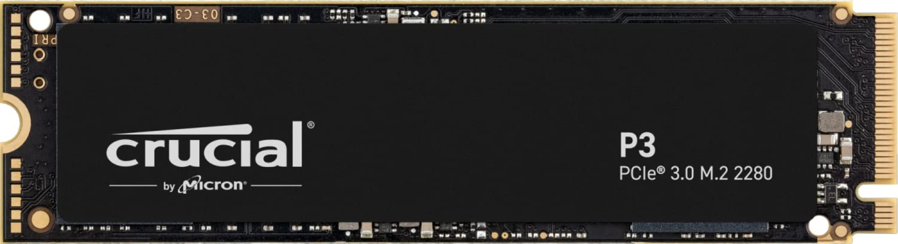 Crucial P3 2TB PCIe 3.0 3D NAND NVMe M.2 SSD, Fino a 3500MB/s - CT2000P3SSD8