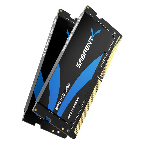 SABRENT Rocket - Kit di memoria DDR4 SO-DIMM 3200 MHz (2x8 GB) per laptop, Ultrabook e Mini-PC (SB-DDR8X2)