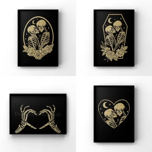 Skull art prints 
