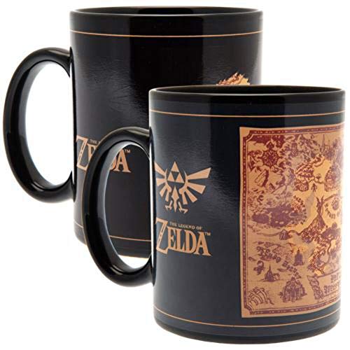 The Legend of Zelda SCMG24878 Thermo-Reactive Mug 315 ml / 11 oz (Map)