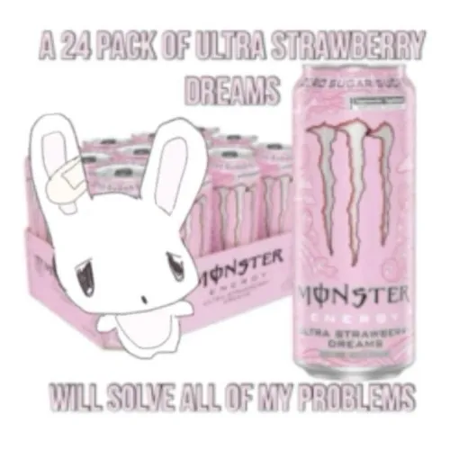 Monster Energy Ultra Strawberry Dreams, Sugar Free Energy Drink, 16 Ounce (Pack of 15) - Ultra Strawberry Dreams - 15 Pack