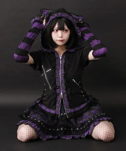 ♡ DML Punk Cat Hoodie ♡