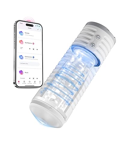 LOVENSE Max 2 Male Masturbator Sex Toys, Automatic Vibration Sex Machine Pocket Pussy with 360 Degree Contractions, Male Stroker Sucking Toys, 3D Realistic Pussy Pocket for Men's Oral Sex Toy