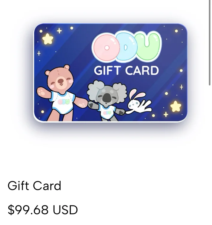 ODU Gift Card