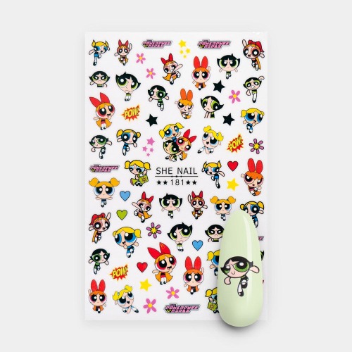 Powerpuff Girls Nail Stickers | Default Title