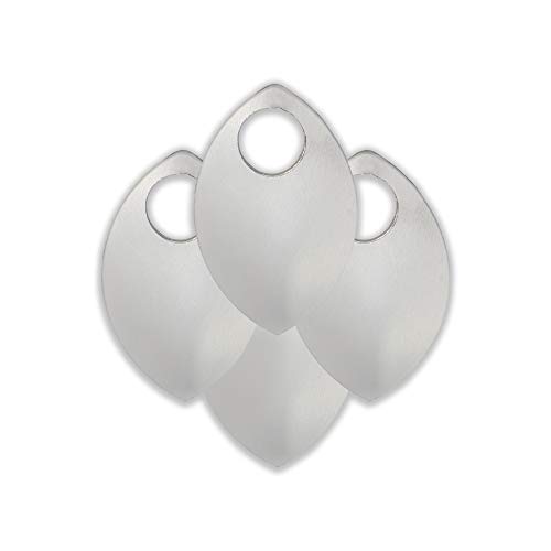 TheRingLord.com Small Anodized Aluminum Scales - Frost - 100 Scales - Frost - Small