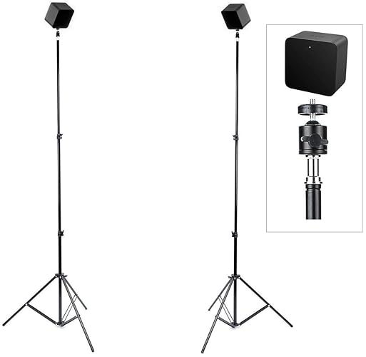 Canadian Studio VR Tripod Stand HTC Vive Sensor Stand and Base Station for Vive Sensors or Oculus Rift Constellation (2-Pack)