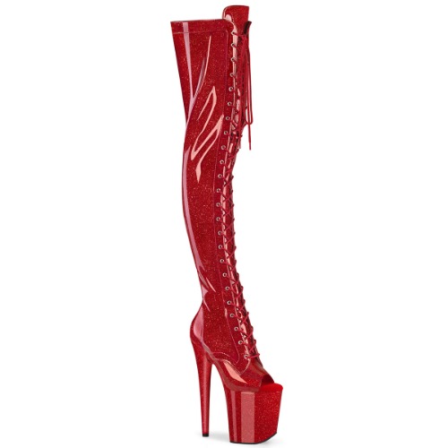 Flamingo-3021GP | Red Glitter Patent / 9