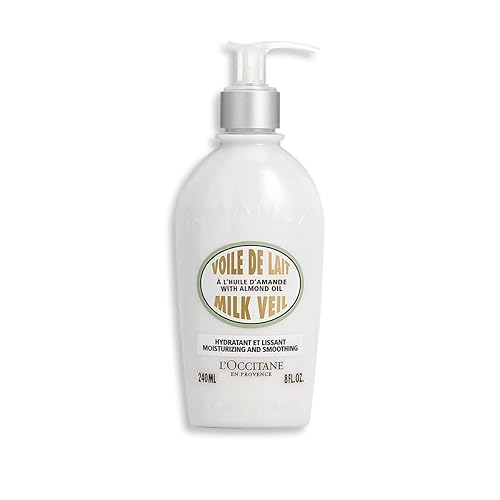 L'OCCITANE Body Lotion: Moisturizing With Shea Butter, Softening, Visibly Firmer-Looking Skin, Made in France, Almond Milk Veil, Cherry Blossom, Lavender, Rose and Verbena - Almond