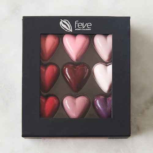 Feve 9 Piece Valentine’s Day Box – rich, artisanal chocolates | Murray's Cheese