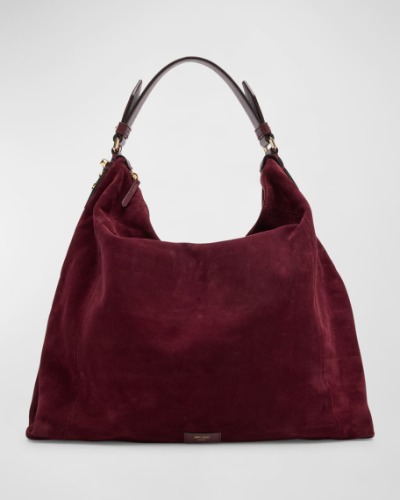 Ana Zip Suede Bag
