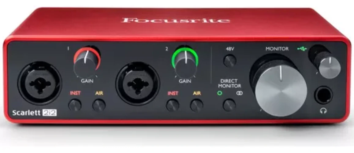 Audio Interface Focusrite 2i2 3ʳᵈ Generation