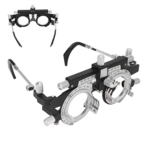 Alloy Optometry Frame, Eye Optometry Optician, Optical Optic Trial Lens Frame Adjustable PD Lightweight Optical Trial Frame, Eye Test Glasses Optical Trial Eye Optometry Lens Frame