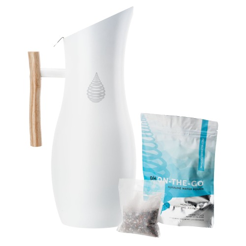pH Vitality Water Pitcher (64oz) - White