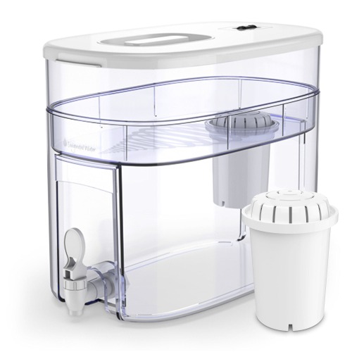 pH Recharge 1-Filter Alkaline Water Dispenser - White