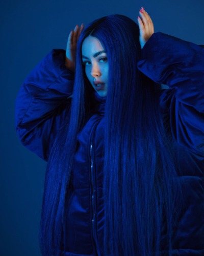 SciFi Blue Wig