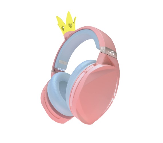 ASUS ROG Strix Fusion 300 PNK LTD Gaming Headset - USB, 3.5mm, Virtual 7.1 Surround Sound, AI Noise Cancelling Microphone, Compatible with Mobile, PC, PS5, PS4, Xboc, Switch