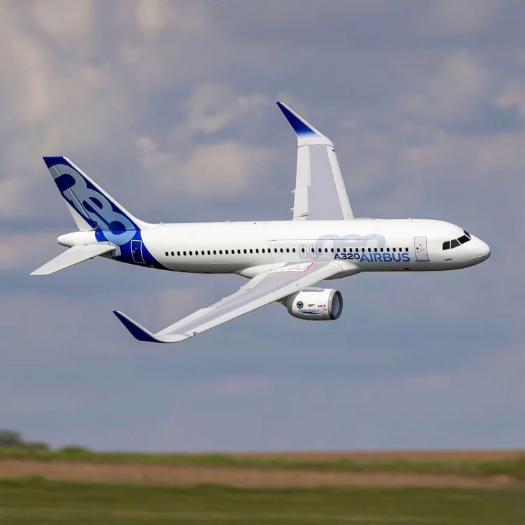 Airbus A320neo Twin 64mm EDF BNF Basic with AS3X+ and SAFE Select
