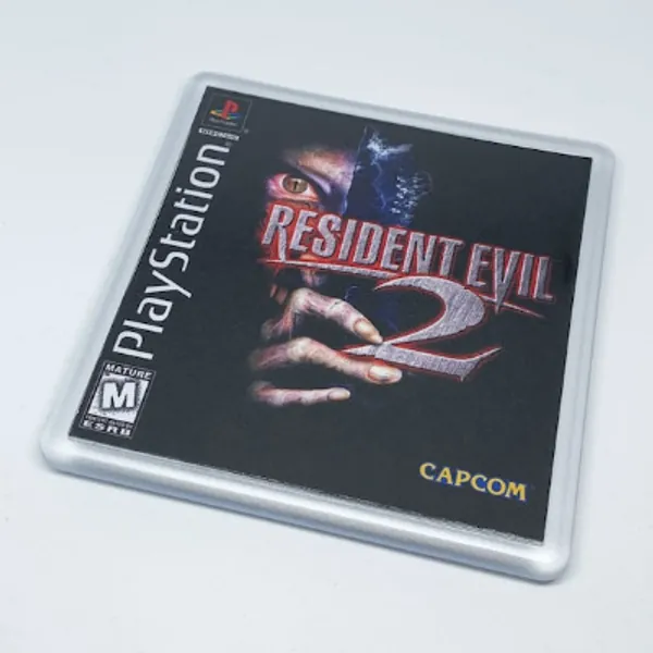 Resident Evil 2 NTSC Edition Drinks Coaster  Sony Playstation | Etsy