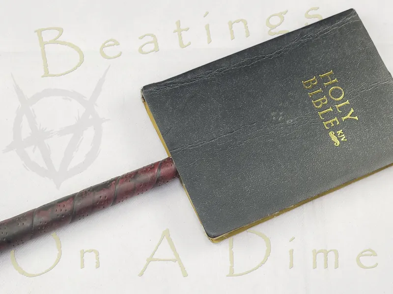 The Bible Paddle - Huge Wood Paddle - Priest Nun Kink - Sadistic Bondage - Unique BDSM Toy -  Hardcore Masochist - Sacrilege Fetish Fantasy