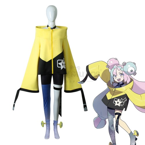 【In Stock】Game Pokemon Scarlet and Violet Cosplay Iono Cosplay Costume - M