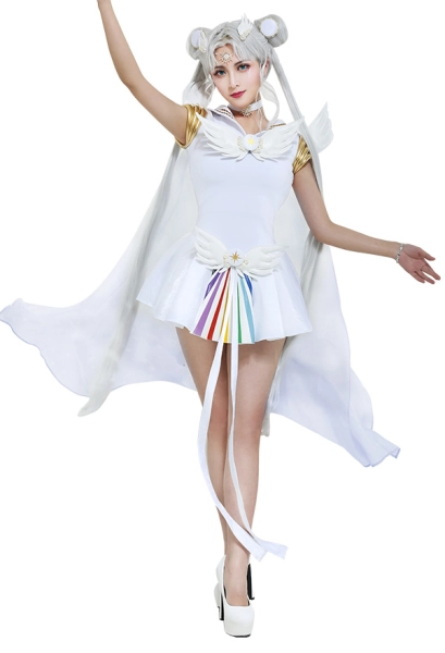 Exclusive Sailor Moon Sailor Cosmos Chibi Chibi Cosplay Costume Dress