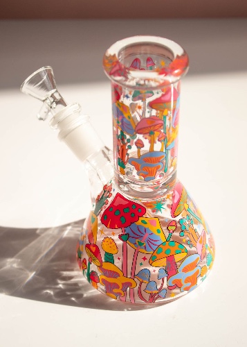 COLORFUL MUSHROOM BONG