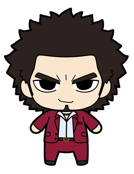 Like a Dragon 7 Plushie and Tin Badge Set - Ichiban Kasuga(Released)