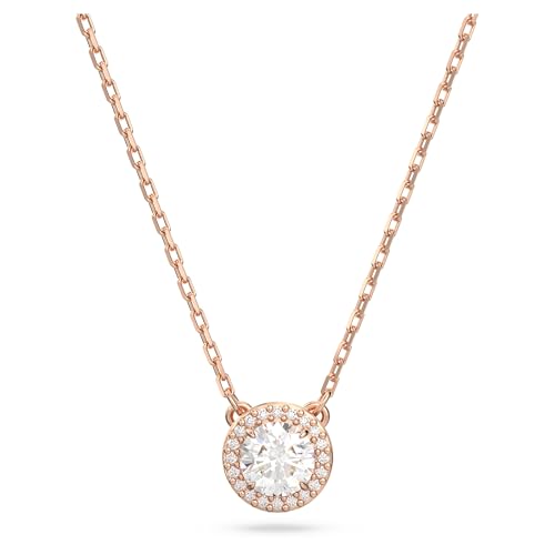 Swarovski Constella Halskette Rosegold für Damen mit Anhänger mit Weißen Zirkonia Kristallen, 5636272