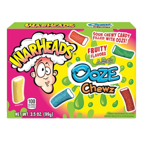 Warheads Ooze Chews - 1 Theater Box - 3.5 OZ - Imported from US