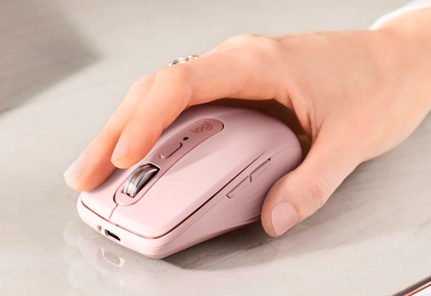 MX Anywhere 3 Wireless Bluetooth Fast Scrolling Mouse with Customizable Buttons