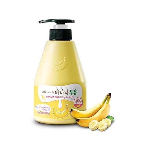 WELCOS KWAILNARA Banana Milk Body Lotion – Korean Body Lotion for Deep & Lightweight Hydration 560 g / 19.75 Fl. Oz - Banana - 19.75 Fl Oz (Pack of 1)