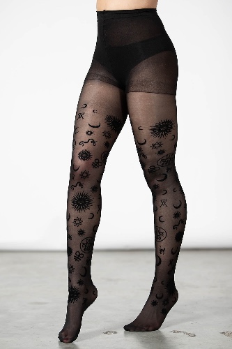 Believe In Magic Tights | One Size / Black / 88% Polyamide 12% Elastane