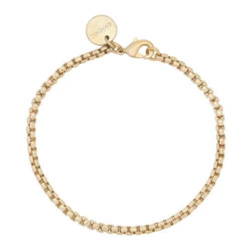 Thin Luciana Bracelet - Gold 6"