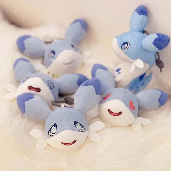 Chillet Plush Keychain Funny Palworld Chillet Plushies Cute Chillet Merch - D