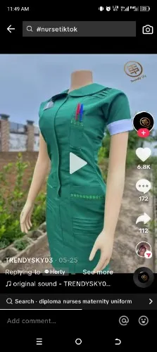 Nursing school uniform 