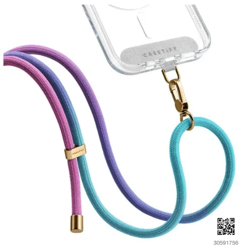 Rope Cross-body Strap - Cotton Candy