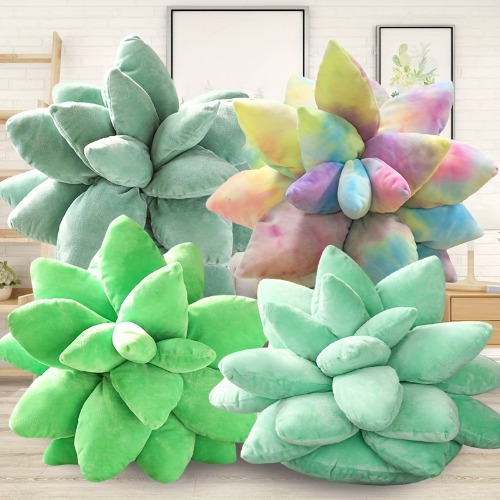Succulent Plant Pillow: Creative Plush Toy for Home Decoration