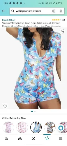 Women V Neck Button Down Funny Print Jumpsuit Rompers Pajamas Stretch Short Bodysuits Shorts One Piece Sleepwear