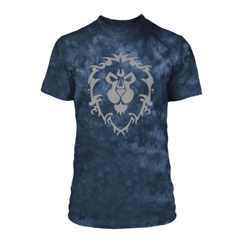 World of Warcraft J!NX Blue Dyed Alliance T-Shirt | L
