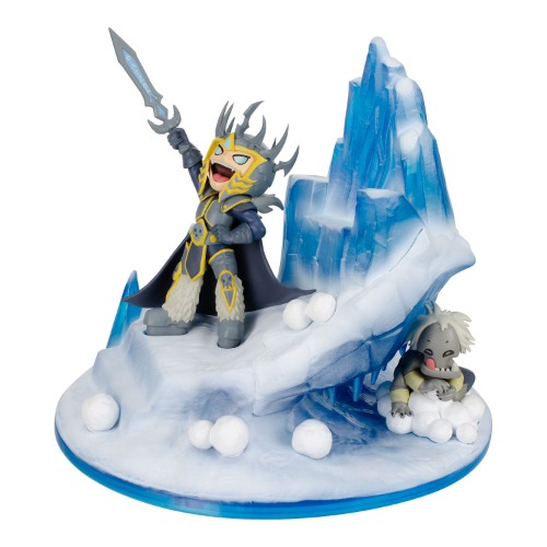 World of Warcraft Lil' Champions Snow Fight Arthas 7.5" Statue | Default Title