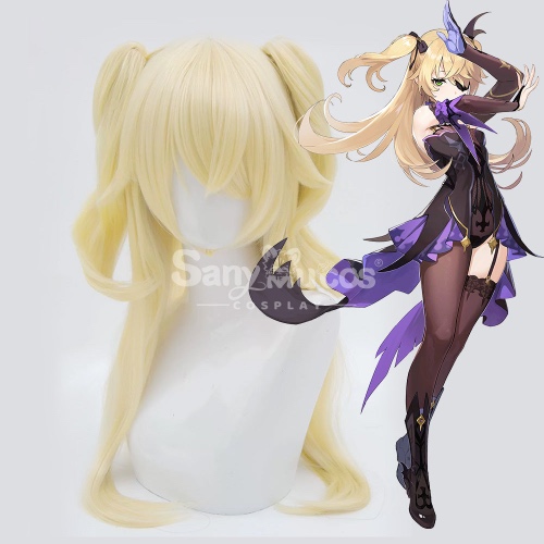【In Stock】Game Genshin Impact Cosplay Fischl von Luftschloss Narfidort Cosplay Wig