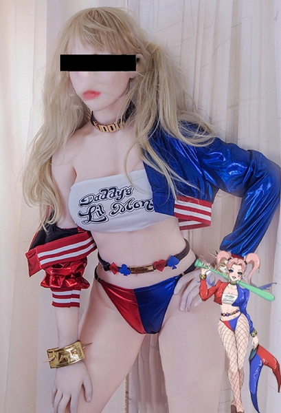 Gothic Punk Sexy Lingerie Set Tube Top and Panty with Jacket and Belt