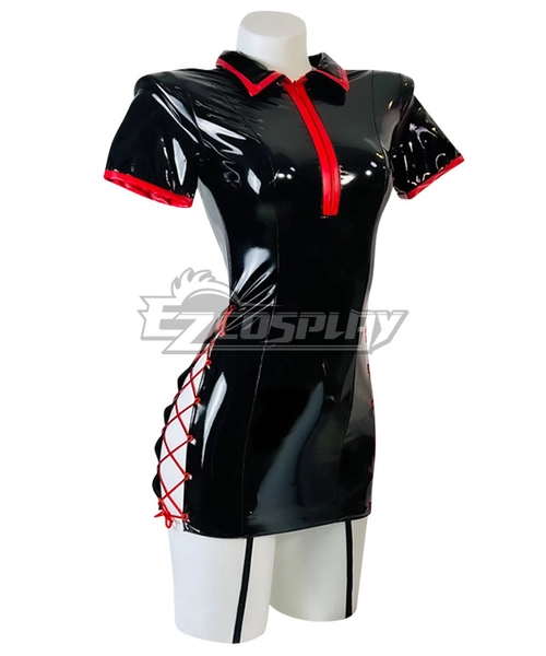 Chainsaw Man Makima/Power Nurse Leather Edition Cosplay Costume