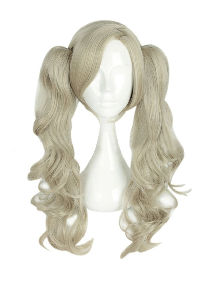 Persona 5 Ann Takamaki Doubel Ponytail Cosplay Wig